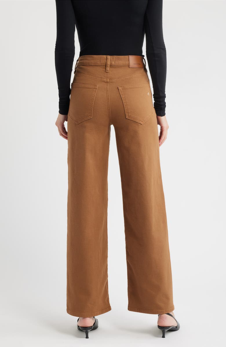 HIDDEN JEANS High Waist Relaxed Straight Leg Dad Jeans, Alternate, color, Rust