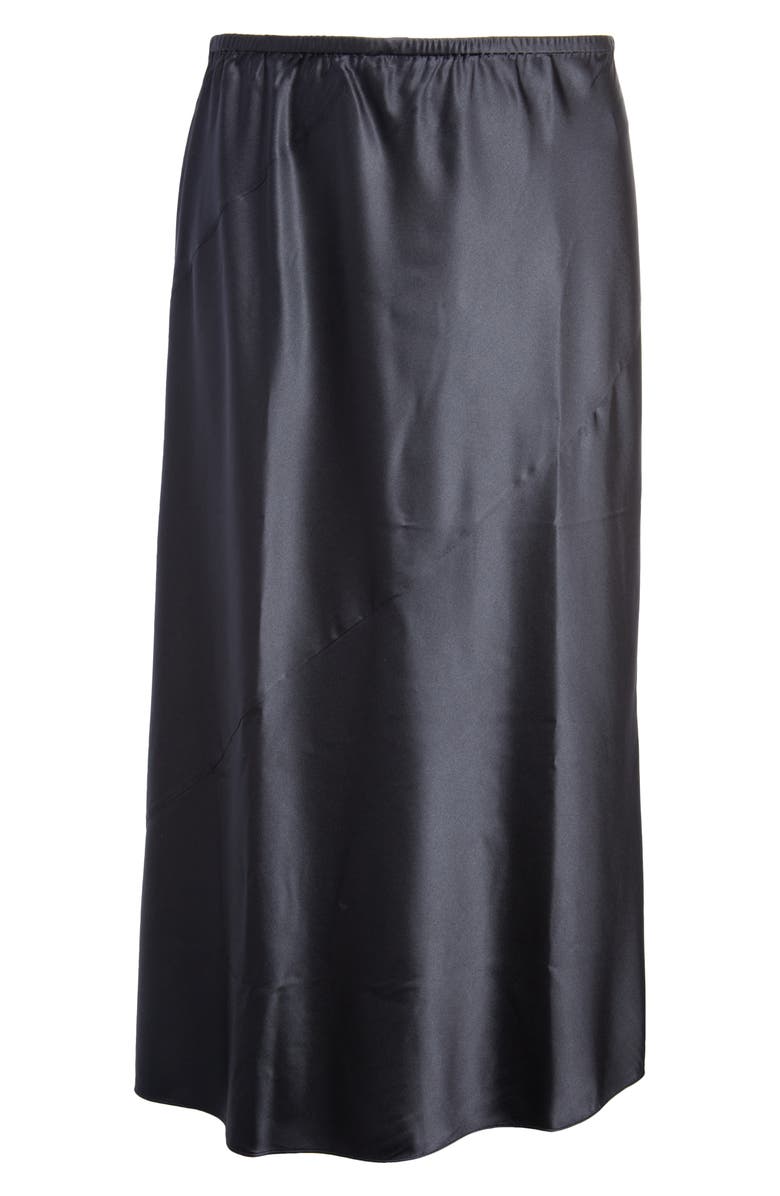 Eileen Fisher Bias Cut Stretch Silk Charmeuse Maxi Skirt, Alternate, color, 
