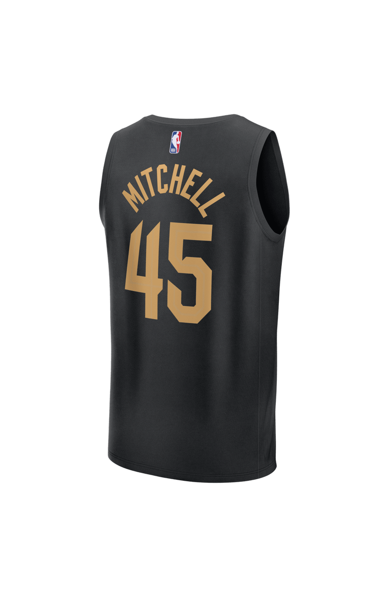 FANATICS Youth Fanatics Donovan Mitchell Black Cleveland Cavaliers Fast Break Replica Jersey - Statement Edition, Alternate, color, Black