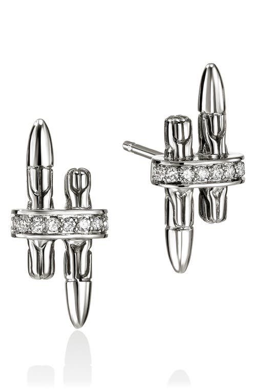 John Hardy Spear Stud Earrings In Metallic