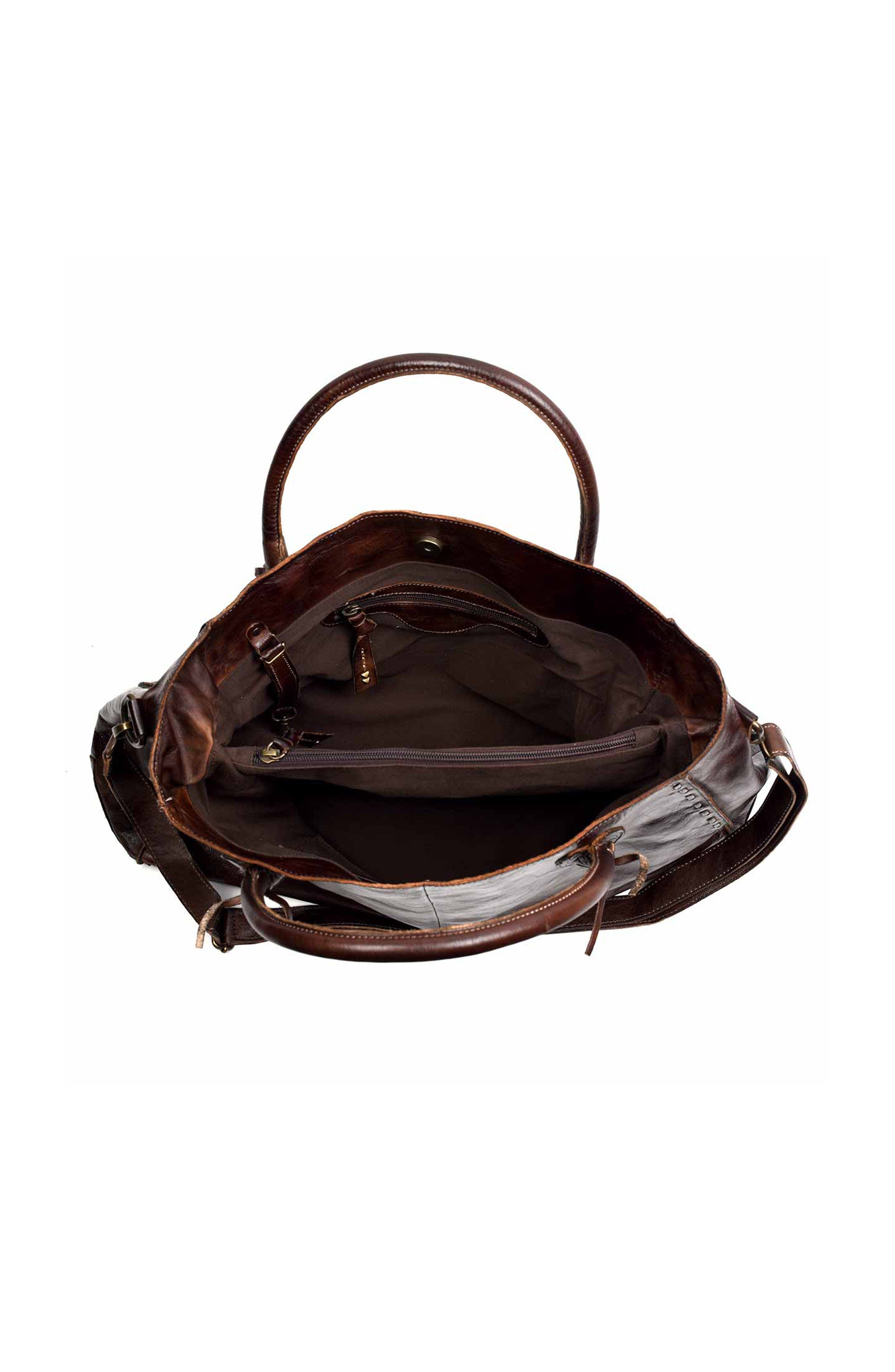 Rockaway Handbag, Alternate, color, Teak Rustic