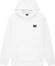 Dalix Womens Butterfly Midweight Fleece Relaxed Hooded Sweatshirt
