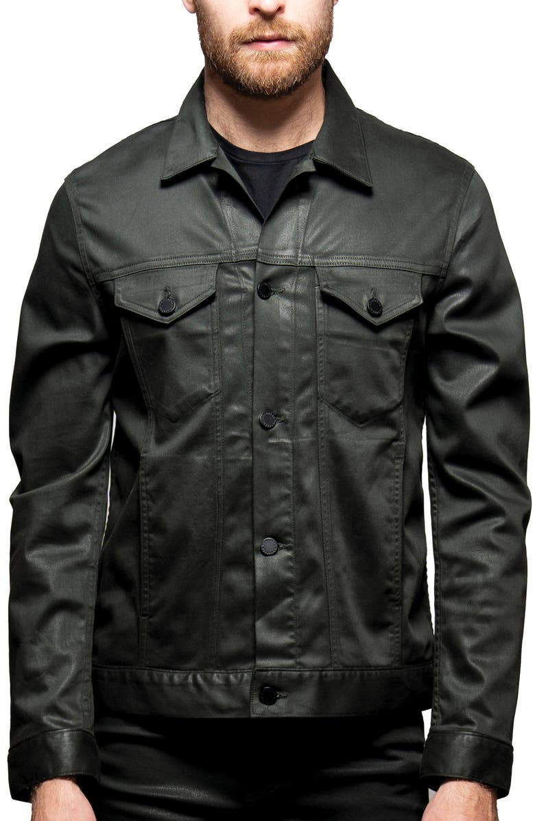 Monfrère Dean Coated Trucker Jacket, Main, color,