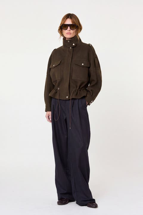 Ciara Drawcord Blouson Jacket