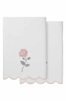 Hydea Scalloped 2-Piece Bath Towel Set