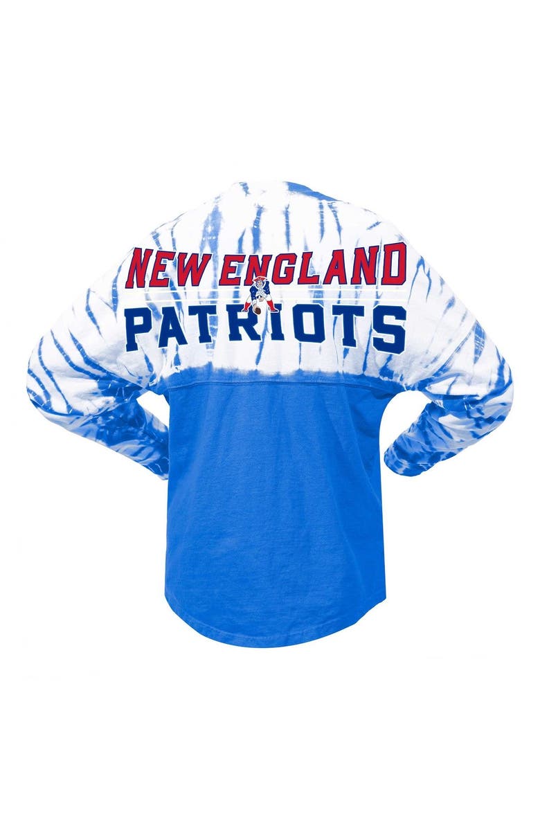 FANATICS Women's Fanatics Branded Royal New England Patriots Vintage Bamboo Spirit Jersey Long Sleeve T-Shirt, Alternate, color, Royal