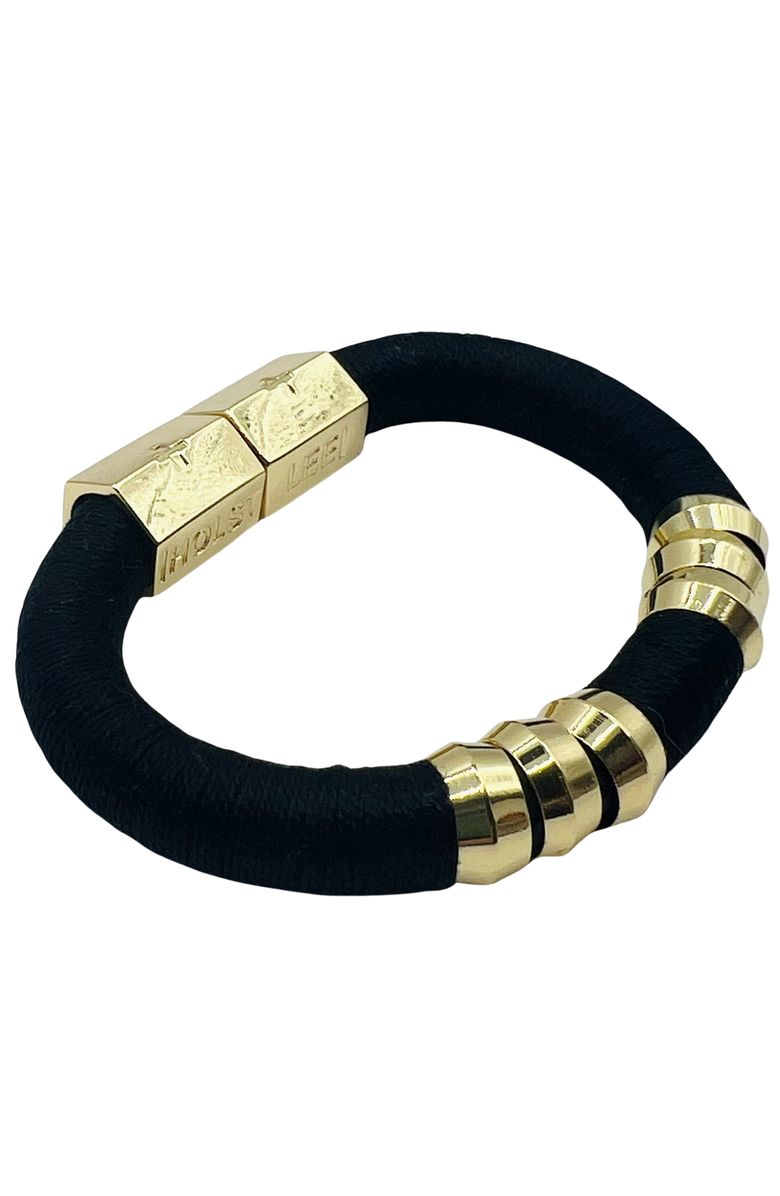HOLST+LEE Colorblock Bracelet, Main, color, Black
