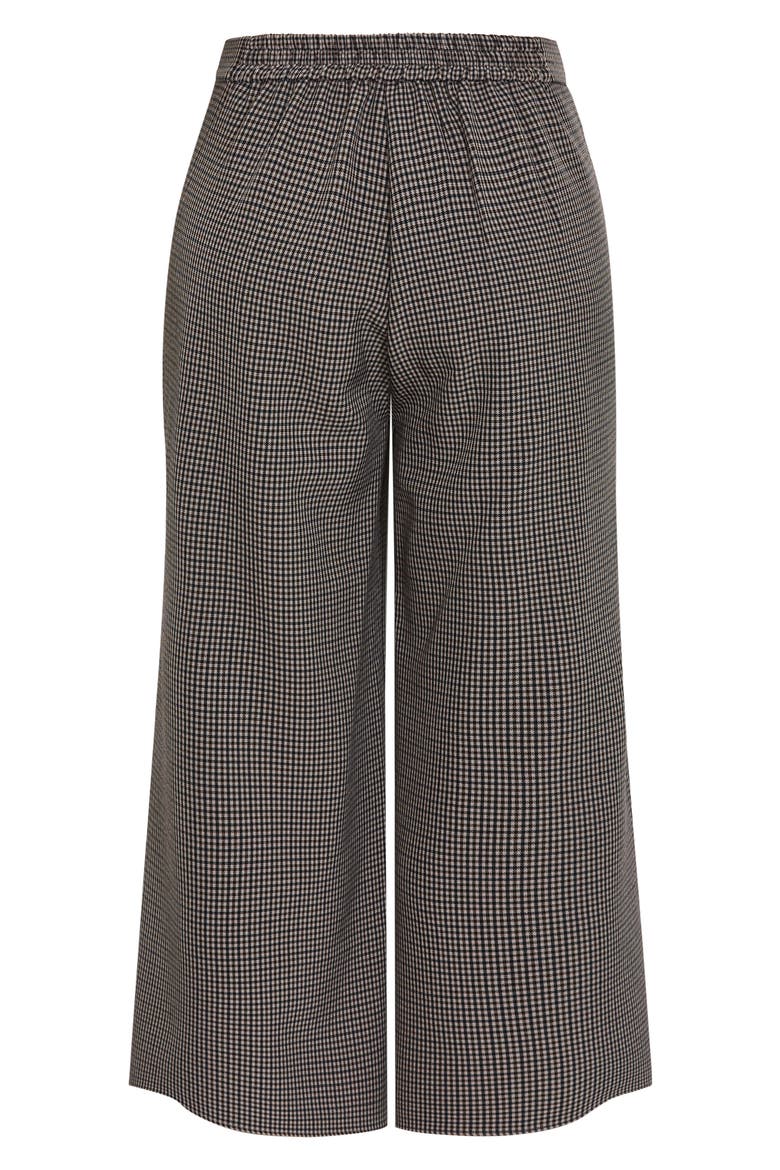 Tiana Houndstooth Check Wide Leg Pants, Alternate, color, PLAID