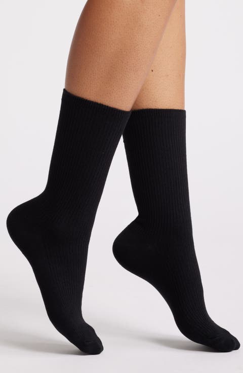 Rib Crew Socks