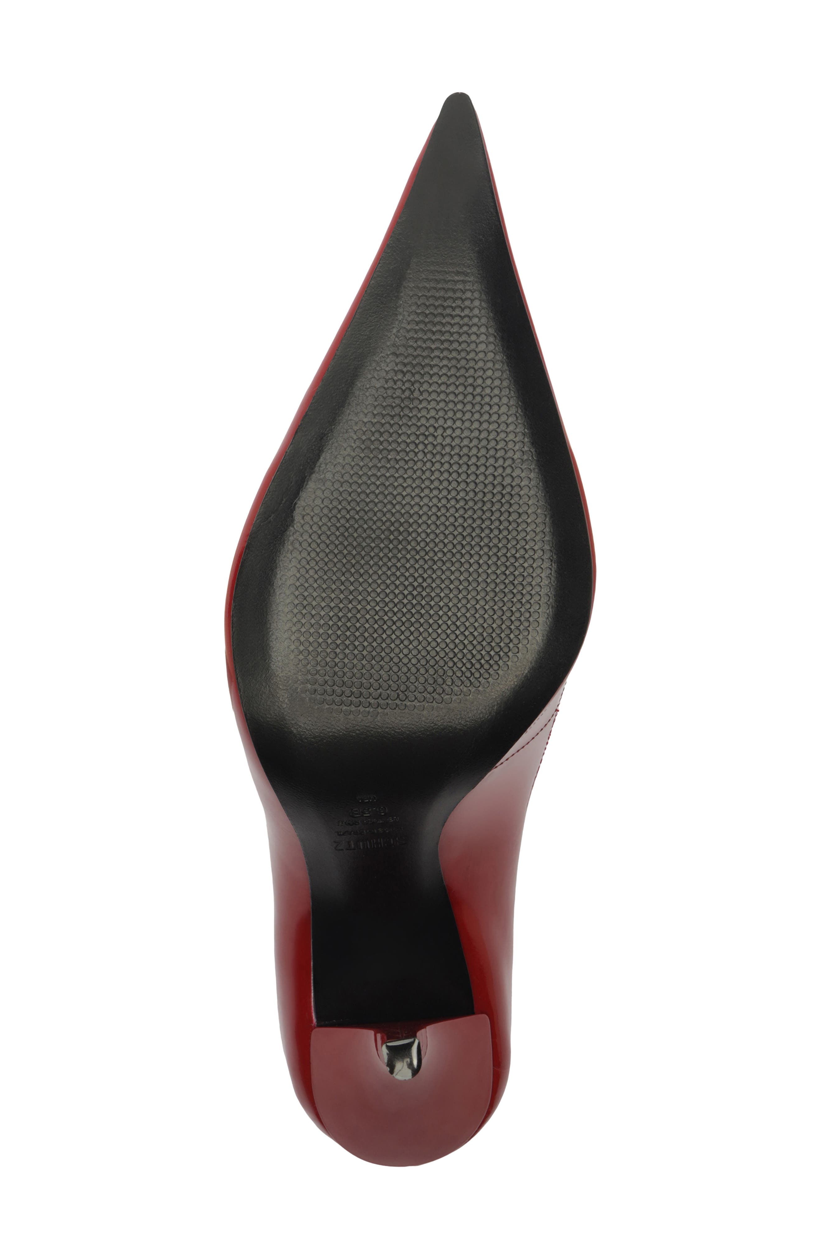 Miranda Pointed Toe Pump, Alternate, color, PASSION RED