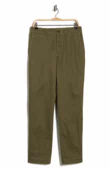 BUCK MASON Maverick Slim Fit Herringbone Twill Pants