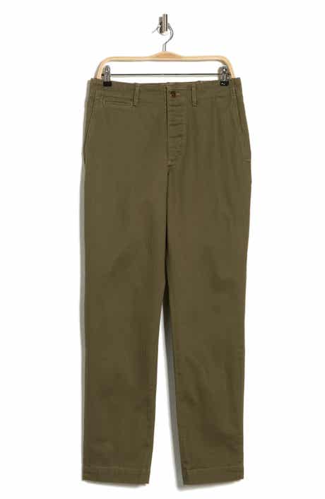 BUCK MASON Maverick Slim Fit Herringbone Twill Pants