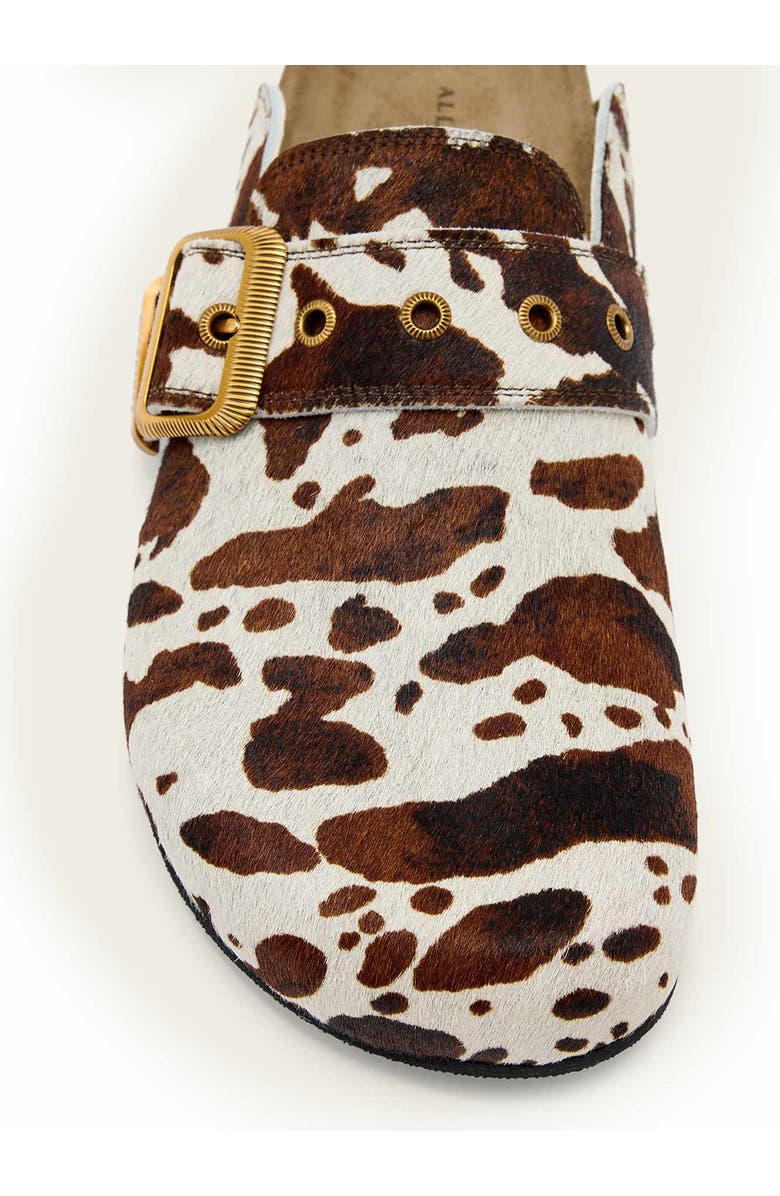 AllSaints Staffa Genuine Calf Hair Mule, Alternate, color, Cow Print