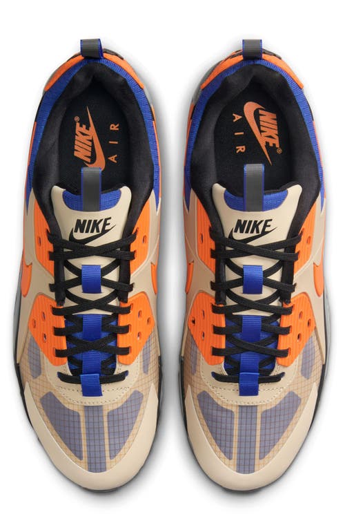 Nike Air Max 90 Drift Sneakers In Rattan/bright Mandarin/royal
