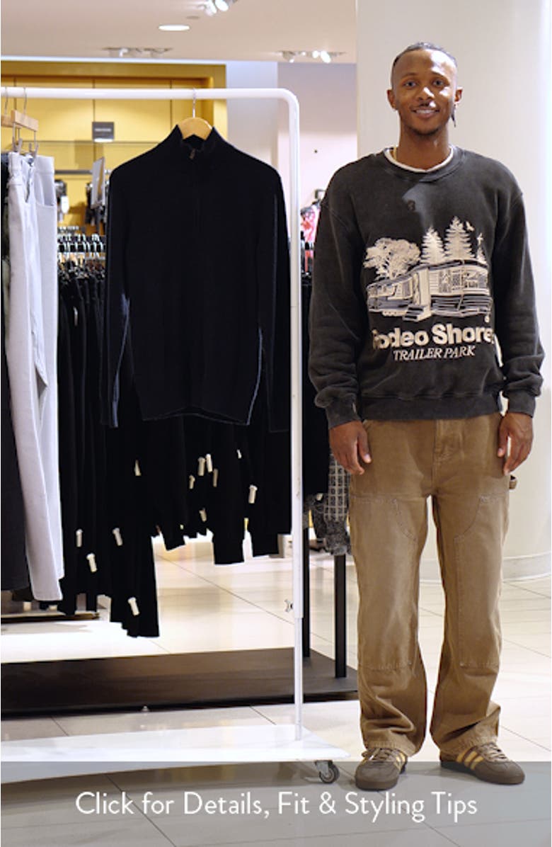 Quarter Zip Cashmere Sweater, sales video thumbnail