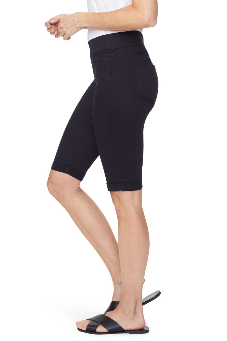 Pull On Shorts, Alternate, color, BLACK