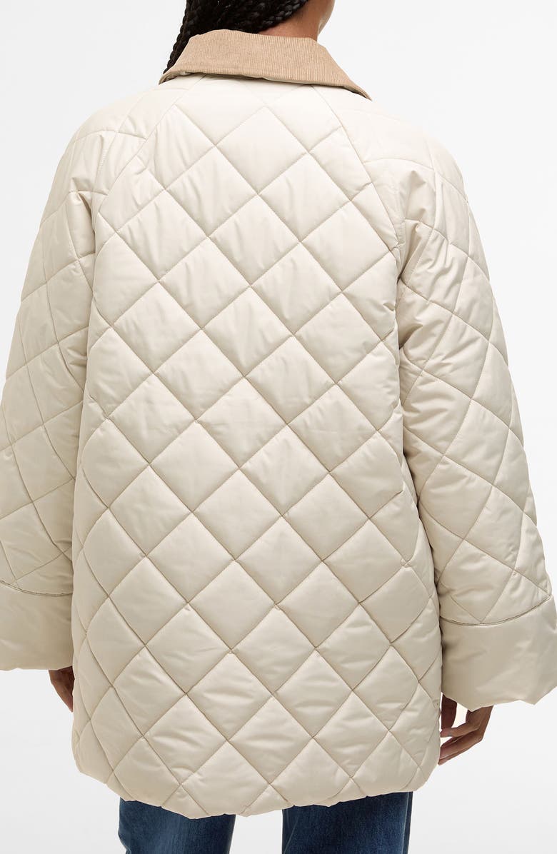 Barbour Aldburgh Quilted Jacket, Alternate, color, Oatmeal/Ancient Tart