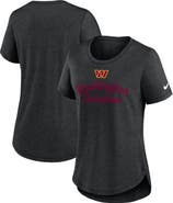 Nike Women's Nike Black Washington Commanders Script Tri-Blend T-Shirt
