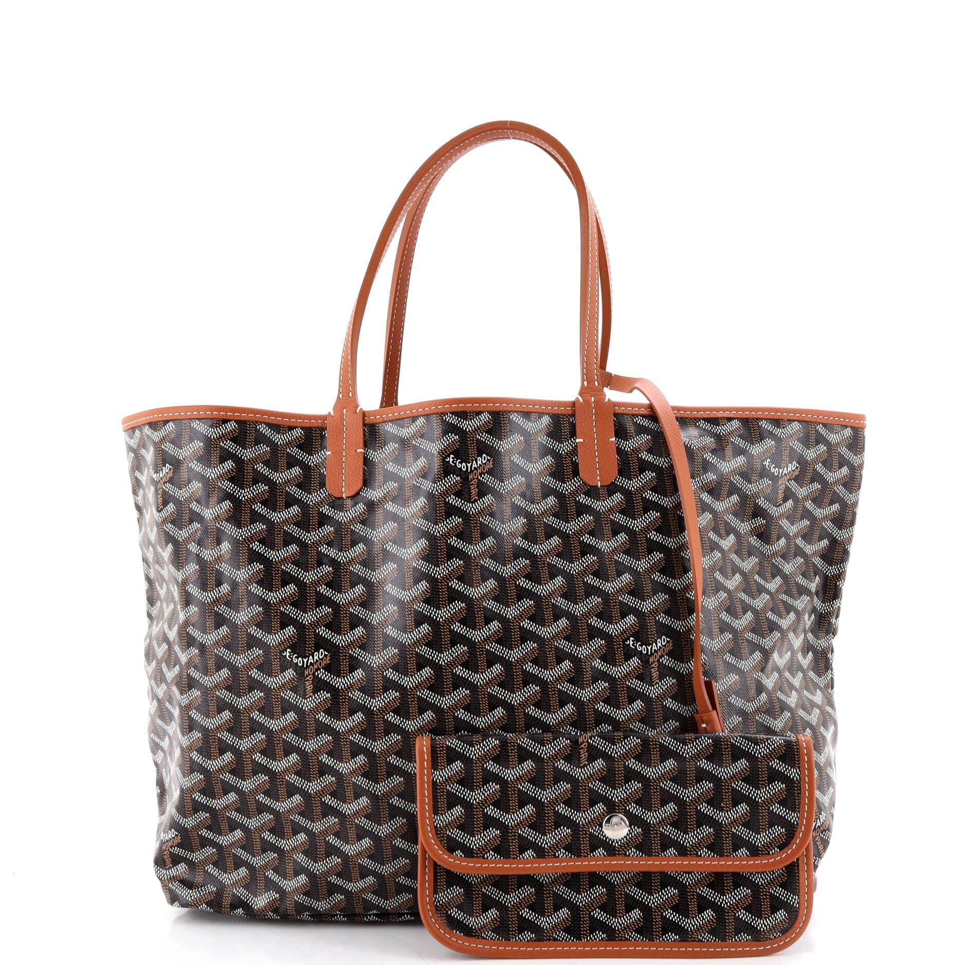 Saint Louis Tote Coated Canvas PM, Alternate, color, Brown