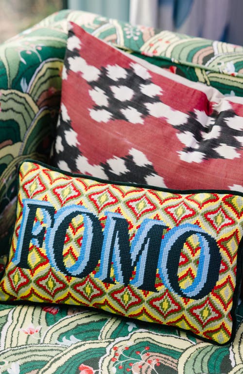 Furbish Needlepoint Pillow In Multi