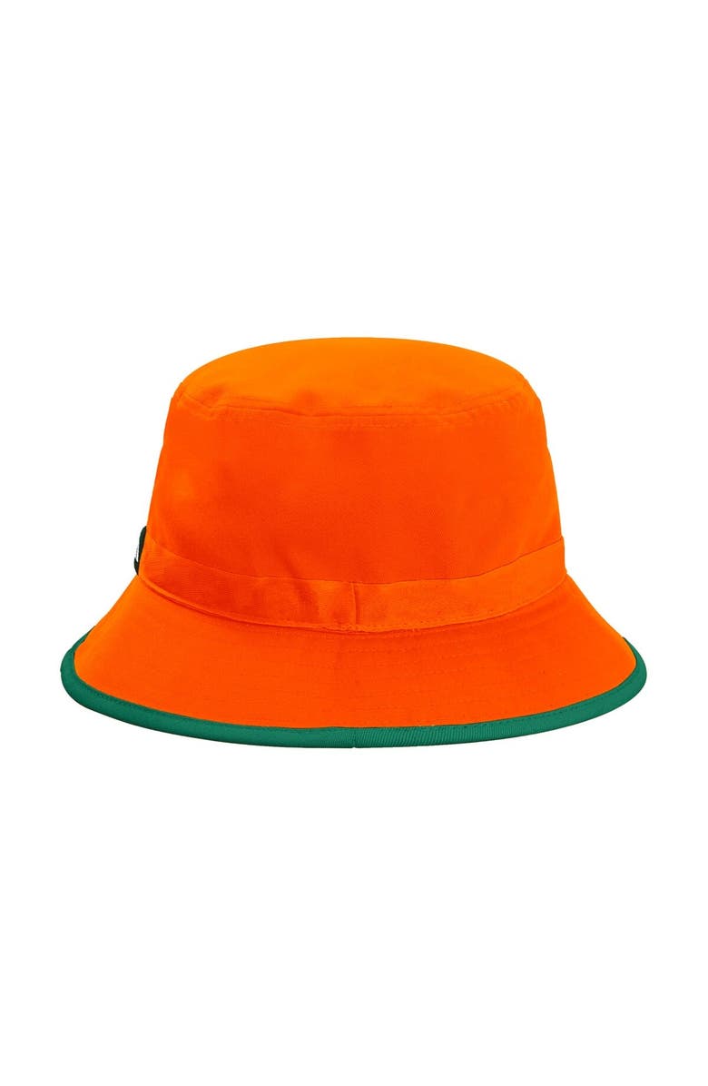 adidas Men's adidas  Orange Miami Hurricanes Bucket Hat, Alternate, color, Orange