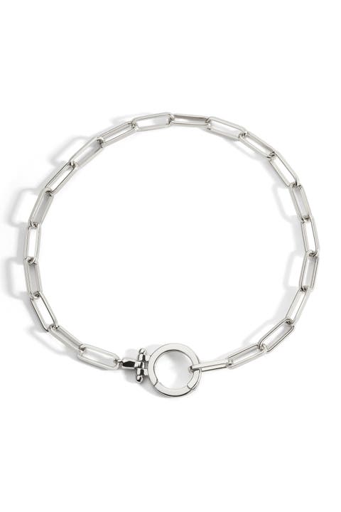 Mint Paperclip Bracelet