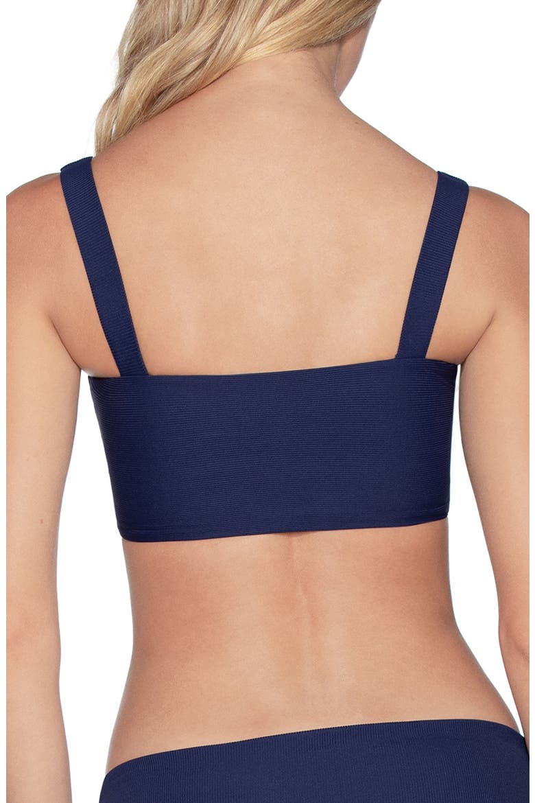 Dazzling Rib 4-Way Reversible Bikini Top, Alternate, color, INK BLUE RIB