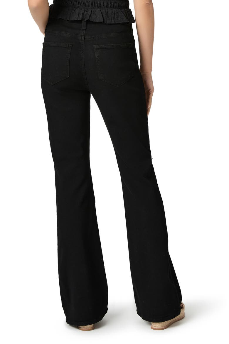 Laurel Canyon High Waist Bootcut Jeans, Alternate, color, BLACK SHADOW