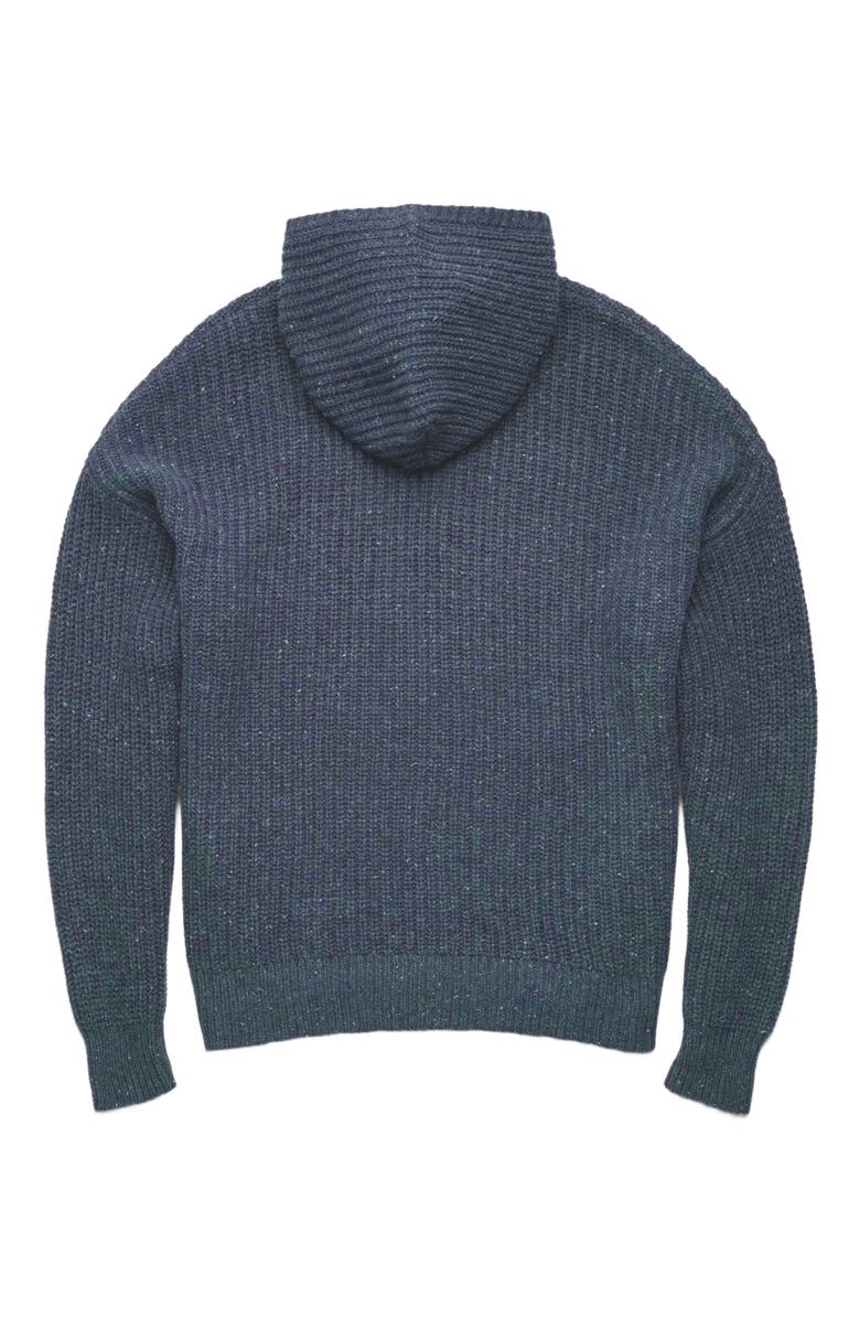 Surfside Supply Co. Stan Knit Hooded Sweater - Navy Heather, Alternate, color,