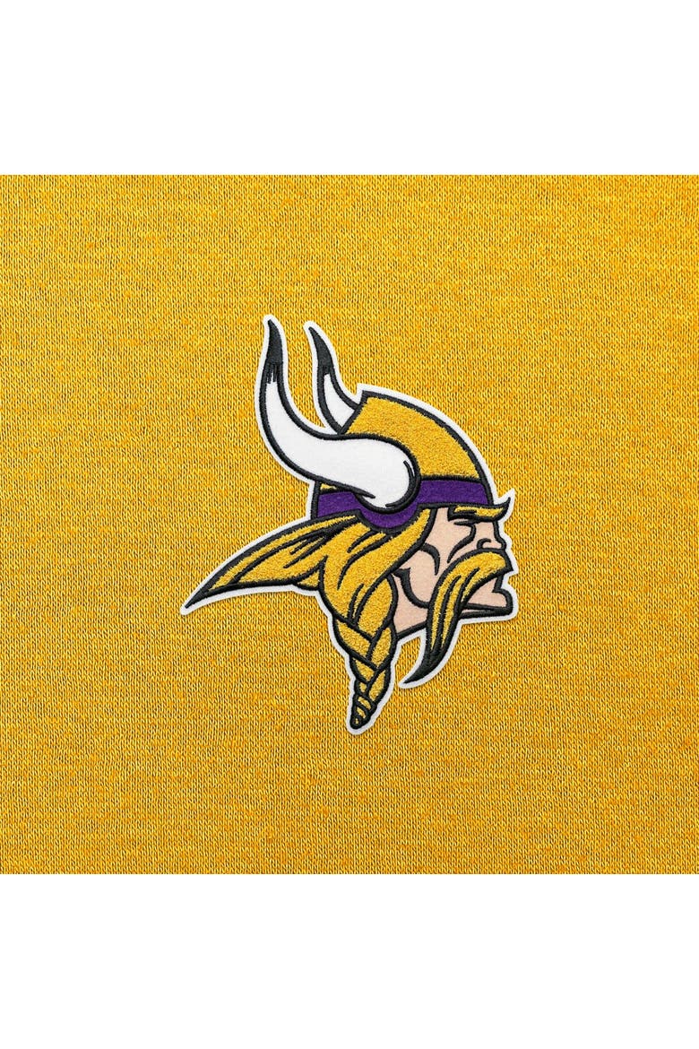 Men's Antigua Gold Minnesota Vikings Victory Chenille Pullover Hoodie, Alternate, color, Gold