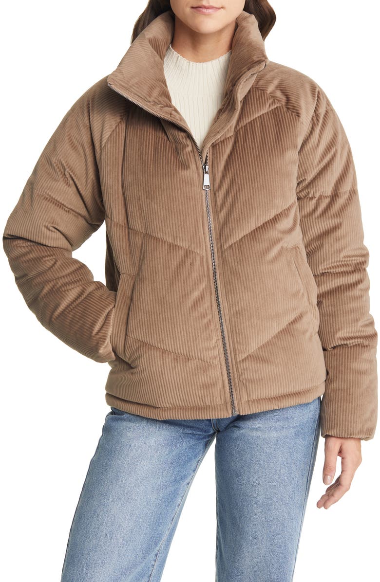 VERO MODA Debbie Harlie Corduroy Puffer Jacket, Alternate, color, 