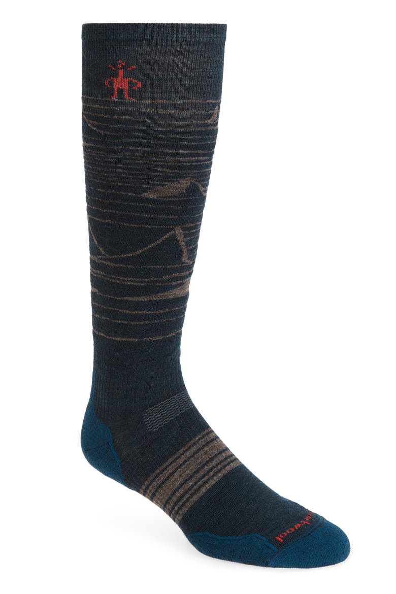 PhD® Snowboard Light Elite Socks, Main, color, EVERGLADE