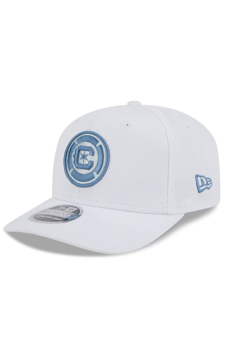 New Era Men's New Era  White Chicago Fire 2025 Jersey Hook 9SEVENTY Stretch-Snap Hat, Alternate, color, 