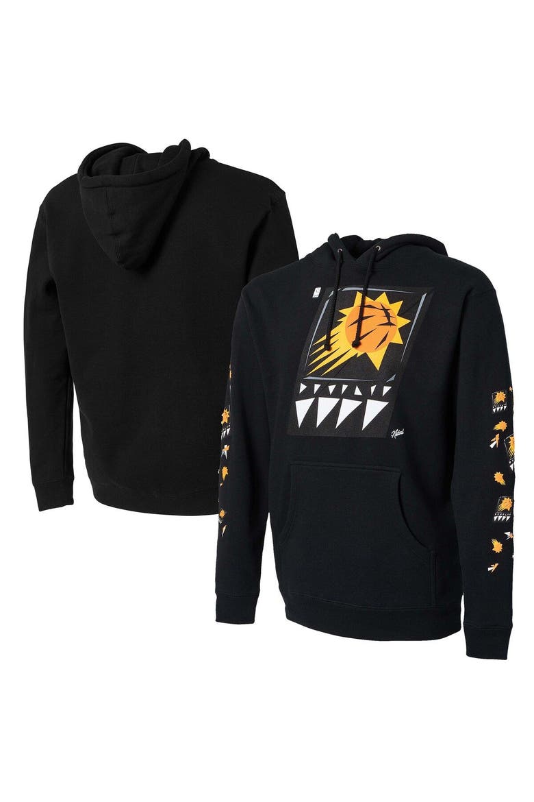 Men's NBA x Naturel Black Phoenix Suns No Caller ID Pullover Hoodie, Main, color, Black