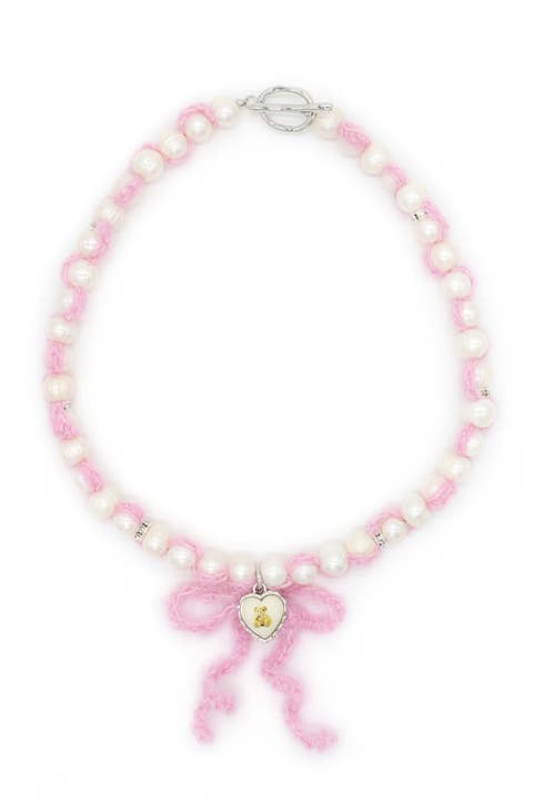 Cashmere Pearl Teddy Necklace