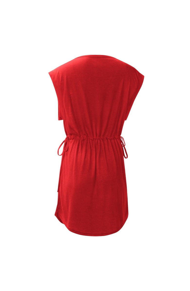 G-III 4HER BY CARL BANKS Women's G-III 4Her by Carl Banks Red Tampa Bay Buccaneers G.O.A.T. Swimsuit Cover-Up, Alternate, color, Red