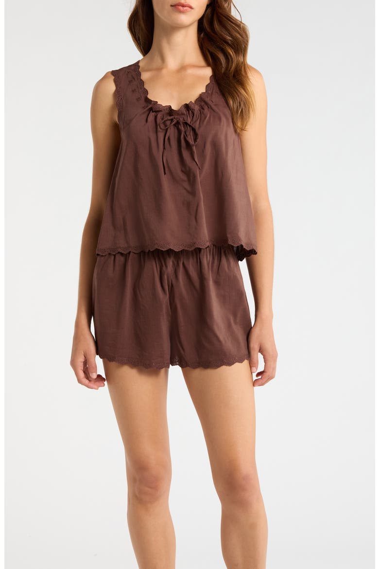 Hazel Short Pajamas, Main, color, CAFE