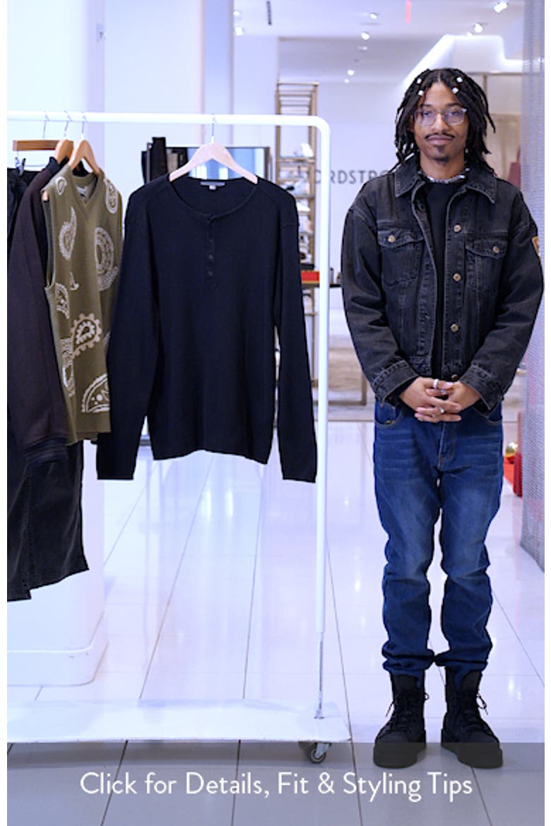 Javis Organic Cotton & Cashmere Rib Henley video