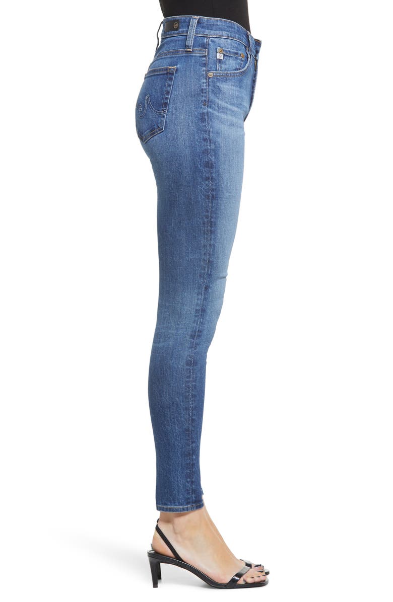 AG Farrah Mid Rise Skinny Ankle Jeans, Alternate, color,