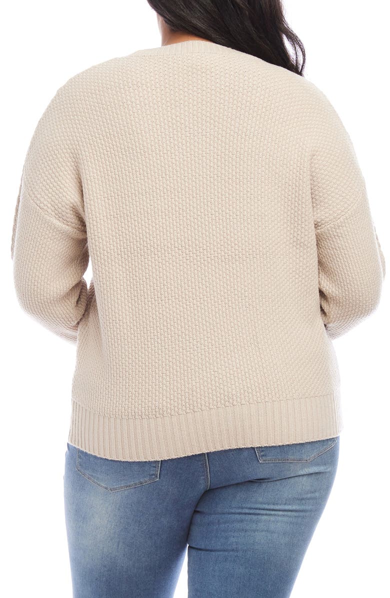 Karen Kane Cable Stitch Sweater, Alternate, color, 