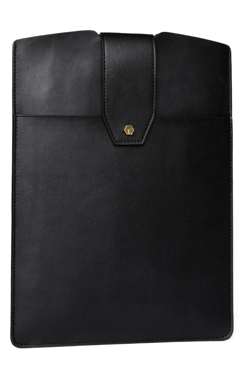 Laptop Clutch, Main, color, BLACK