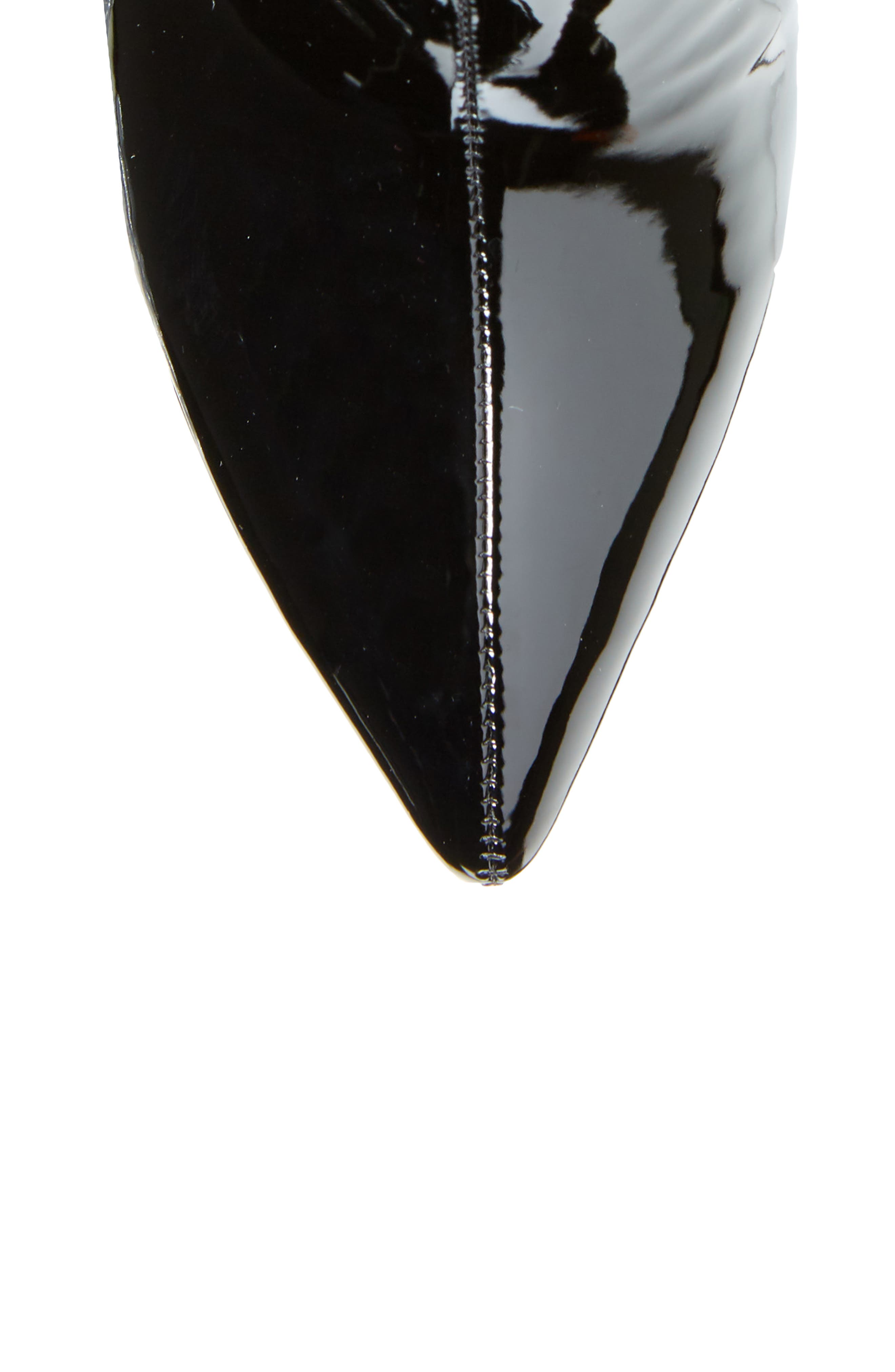 Museum Bootie, Alternate, color, BLACK PATENT LEATHER