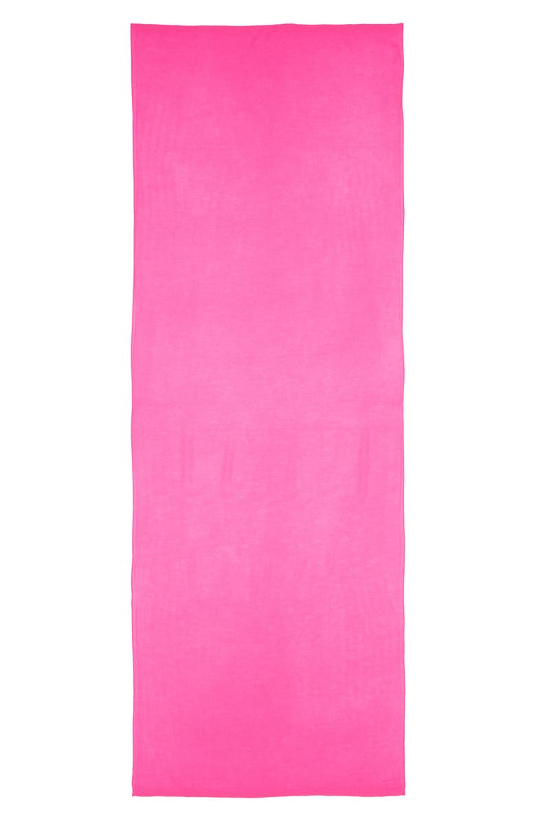 Nordstrom Cashmere Scarf, Alternate, color, Pink Neon