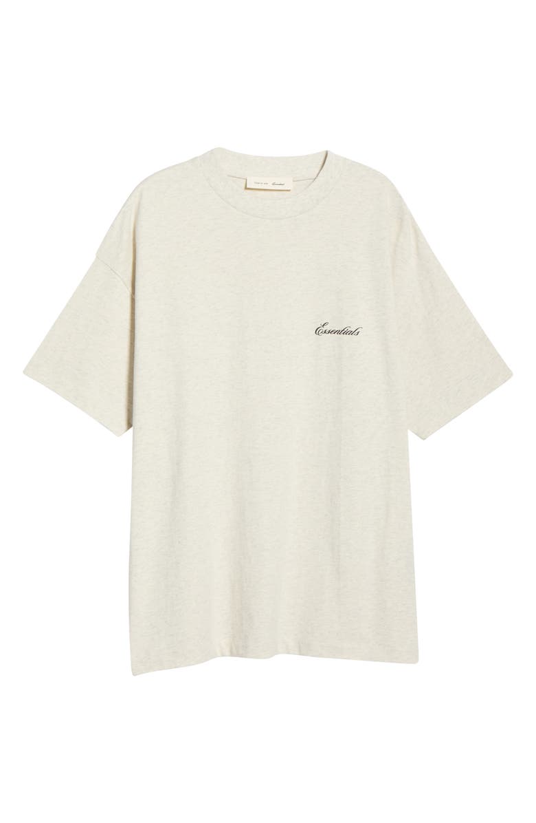 Fear of God Essentials Classic Cotton T-Shirt, Alternate, color, Oatmeal Heather