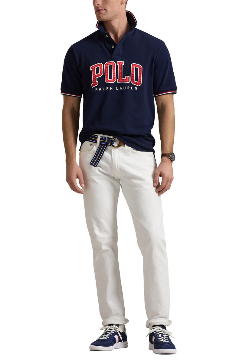 Polo Ralph Lauren Cotton Polo, Alternate, color, Cruise Navy
