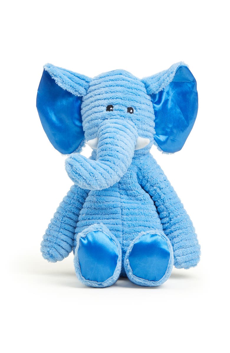 Warmies My First Plush Elephant, Main, color, Bright Blue