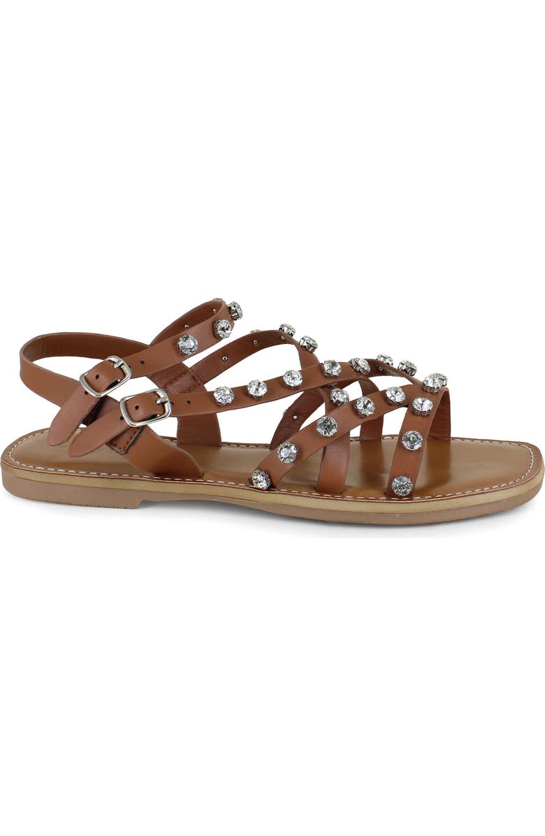 ZIGISOHO Rhinestone Strappy Sandal, Alternate, color,