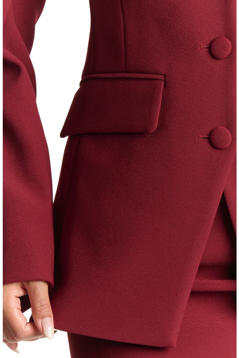 Fitted Blazer, Alternate, color, CABERNET