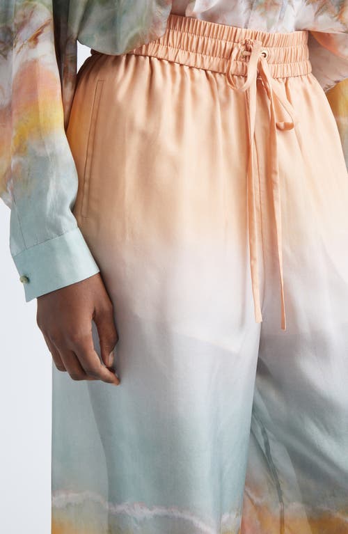 Zimmermann Zim Daylight Relaxed Pant Tie Dye In Multi