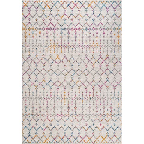 Moroccan HYPE Boho Vintage Diamond Area Rug